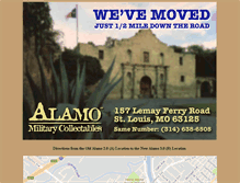 Tablet Screenshot of alamomilitary.com